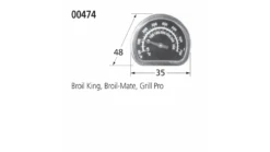 00474 BBQ Heat Indicator - Sterling