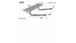 16642 BBQ Burner - Manhattan