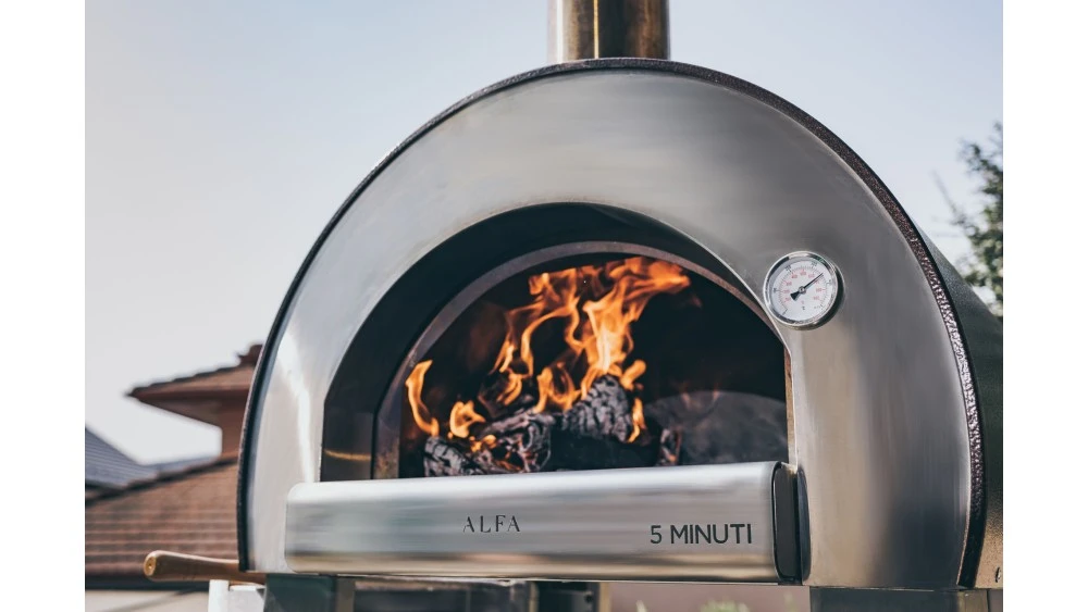 Alfa Forni Classico 5 Minuti - Wood Pizza Oven - Copper 4 Alfa Forni Classico 5 Minuti - Wood Pizza Oven - Copper - Image 4