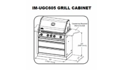 Napoleon Oasis 200 - LEX605 - Island Gas BBQ -Great Flame 60520grill20cabinet 1000x563 1