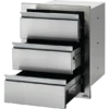 Napoleon Stainless Steel Built In Triple Drawer - BI-1824-3DR