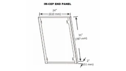 Napoleon Oasis 300 - PRO665 - Island Gas BBQ - Free Rotisserie And Cover -Great Flame IM CEP20END20PANEL 1000x563 5