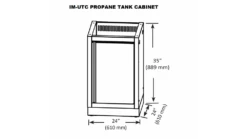 Napoleon Oasis 400 - PRO825 - Island Gas BBQ - Free Rotisserie -Great Flame IM UTC20PROPANE20TANK20CABINET 1000x563 1
