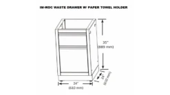 Napoleon Oasis 300 - PRO665 - Island Gas BBQ - Free Rotisserie And Cover -Great Flame IM WDC20WASTE20DRAWER20W20PAPER20TOWEL20HOLDER 1000x563 3