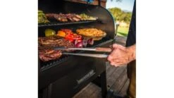 Traeger - Ironwood D2 885 Pellet BBQ - Free Cover And Front Folding Shelf -Great Flame Ironwood 885 2 1000x563 1