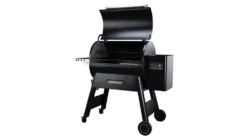 Traeger - Ironwood D2 885 Pellet BBQ - Free Cover And Front Folding Shelf -Great Flame Ironwood 885 Lid Open 1000x563 1