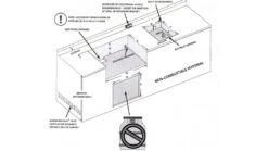 Napoleon BILEX485RBPSS-1-CE Built In Gas BBQ -Great Flame LEX48520Built20in20install20dimensions 1000x563 1