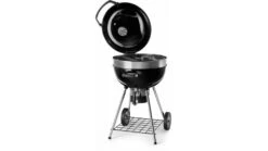 Napoleon PRO22K 57cm Charcoal Kettle BBQ -Great Flame PRO22 LEG 2 Open 1000x563 1