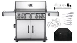 Napoleon Rogue RSE625RSIBPSS-1-GB Gas BBQ - Free Cover & Accessories