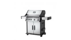 Napoleon Rogue RXT525SIBPSS-1-GB Gas BBQ - Free Cover & Accessories -Great Flame Rogue R525SIB Prod Ang SS LidClsd ShlfUp DrsClsd SBClsd 1000x563 1