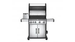 Napoleon Rogue RXT525SIBPSS-1-GB Gas BBQ - Free Cover & Accessories -Great Flame Rogue R525SIB Prod Str SS LidOpn ShlfUp DrsClsd SBOpn 1000x563 1