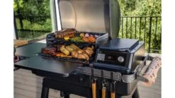 Traeger - Ironwood Pellet BBQ -Great Flame TFB61RLG Ironwood Lifestyle Close 015 1000x563 1