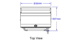Bull Angus Built In LPG Gas BBQ -Great Flame bull bison top veiw cut out 1 1000x563 1