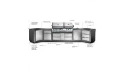 Napoleon Oasis 400 - PRO825 - Island Gas BBQ - Free Rotisserie -Great Flame oasis example img 1000x563 1