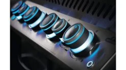 Napoleon Prestige P665RSIBPSS-3 Gas BBQ - Free Rotisserie And Cover -Great Flame prestige lights blue 1000x563 3