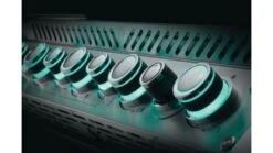 Napoleon Prestige BIPRO825RBIPSS-3-GB-3 Built In Gas BBQ - Free Rotisserie And Cover -Great Flame pro 665 lights light blue 1000x563 9