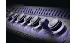 Napoleon Prestige PRO665RSIBPSS-3-GB Gas BBQ - Free Rotisserie And Cover -Great Flame pro 665 lights purple 1000x563 7