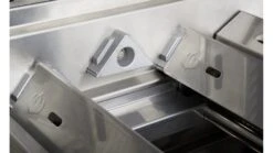 Napoleon Prestige BIPRO825RBIPSS-3-GB-3 Built In Gas BBQ - Free Rotisserie And Cover -Great Flame pro665 pro825 details bolted20hangers napoleon napoleon grills 1000x563 1